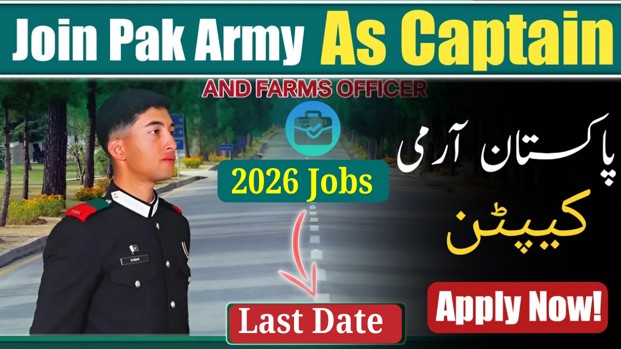 Join Pakistan Army as Captain Through Direct Short Service Commission 2026